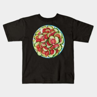 Food Tomatoes and Cucumber Photo Kids T-Shirt